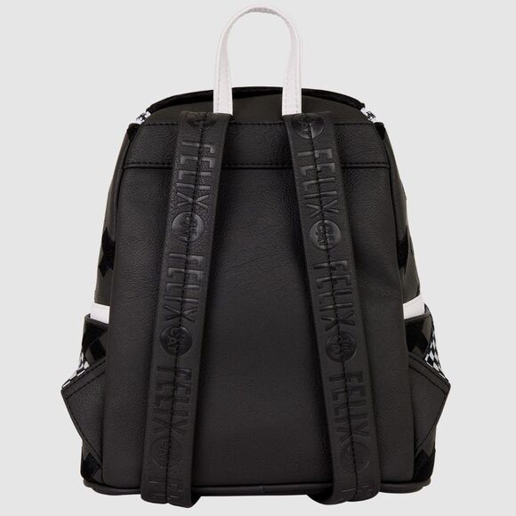 LOUNGEFLY Felix the Cat Cartoon Character Mini Backpack Black/White Bag NEW NWT main image 11